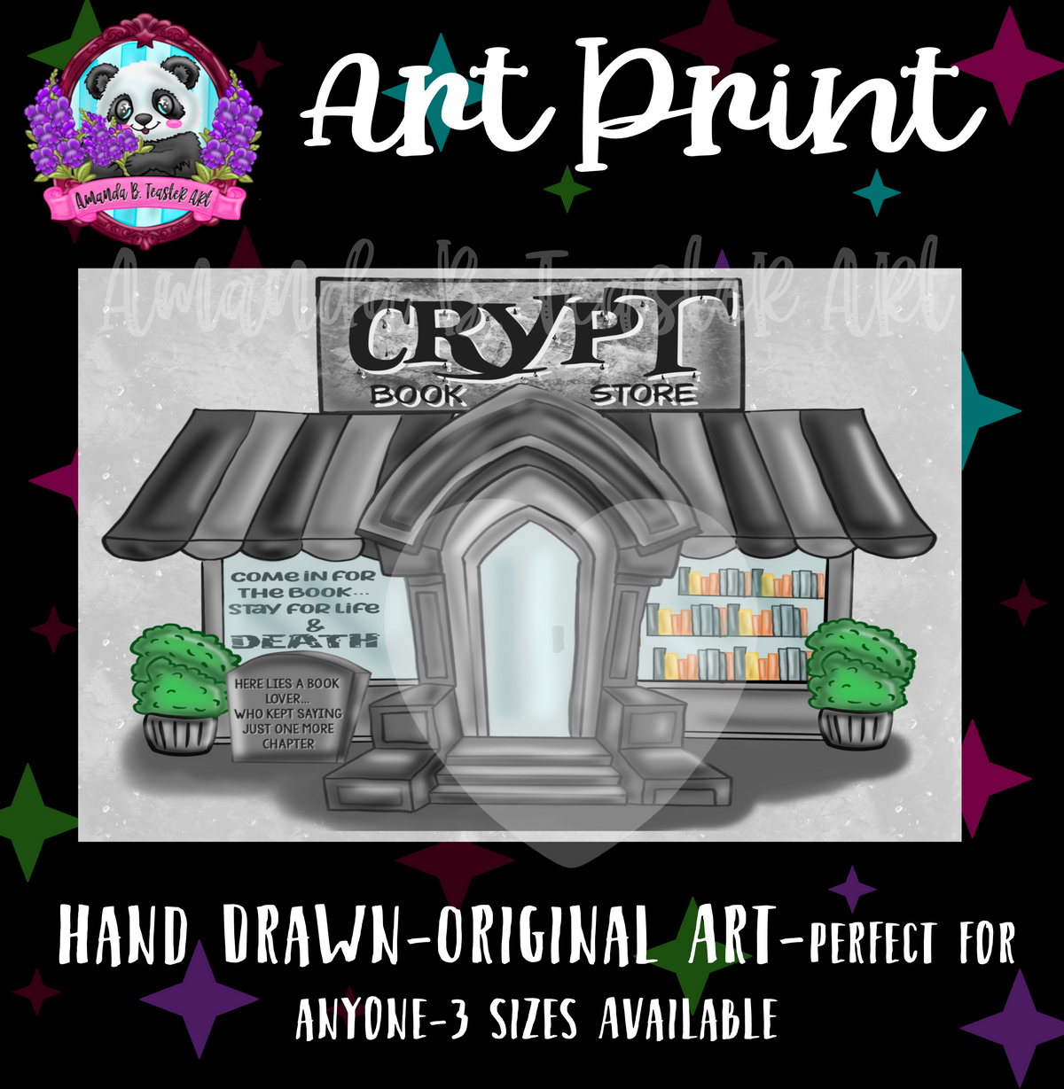 “Crypt Bookstore”Print 📕