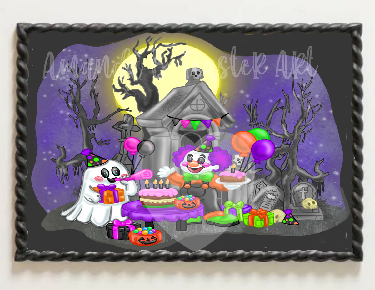 “Clowning Around”Print 🤡👻
