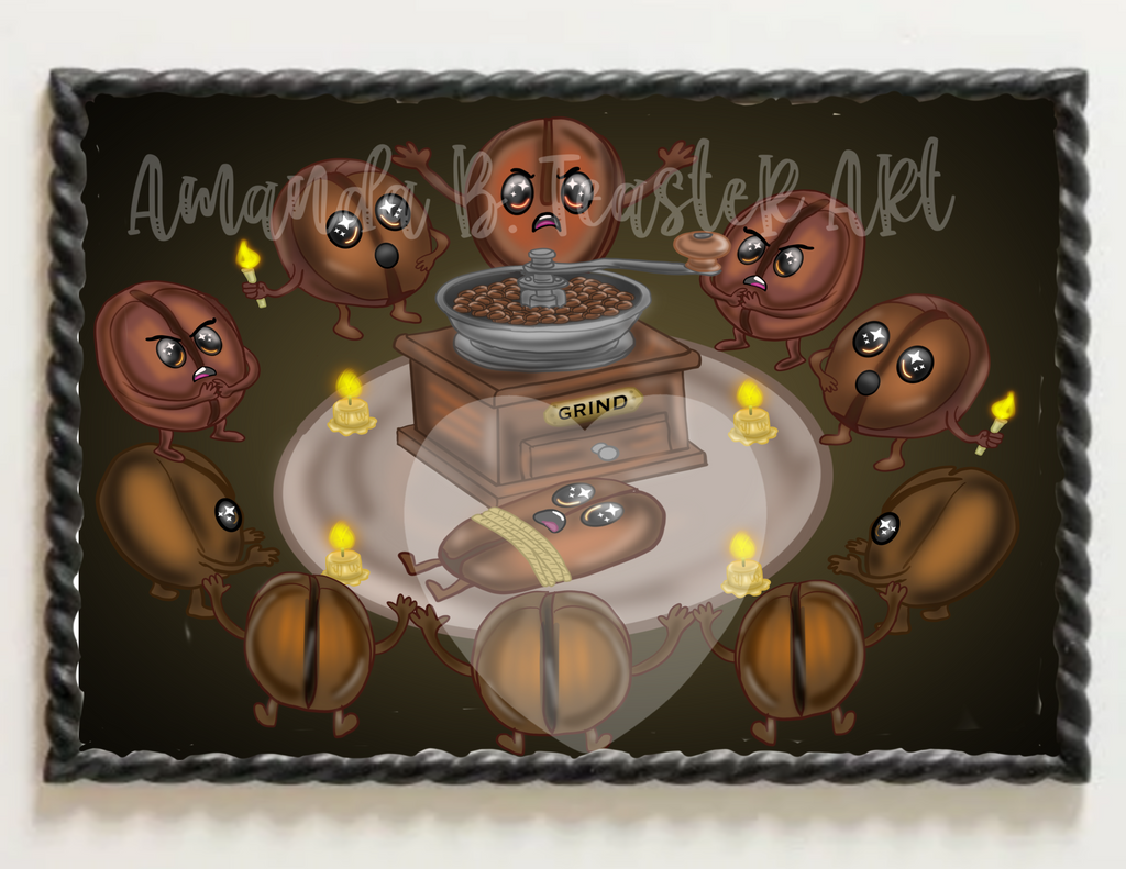 “Coffee Sacrifice”Print ☕️