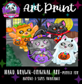 “Trick or Treat ” Print 🍫🐈‍⬛