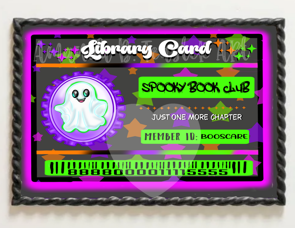 “Spooky Reader” Print 📗👻