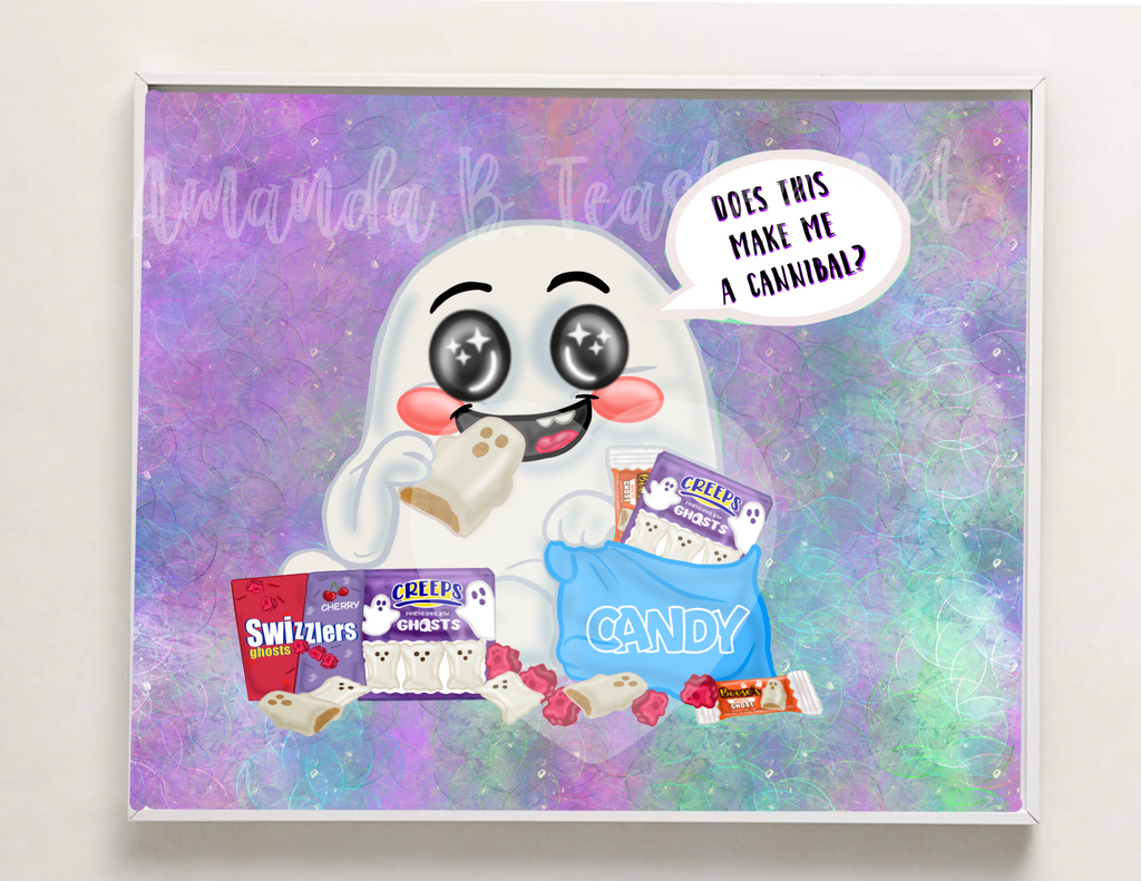 “Ghost Cannibal” Print 👻💜