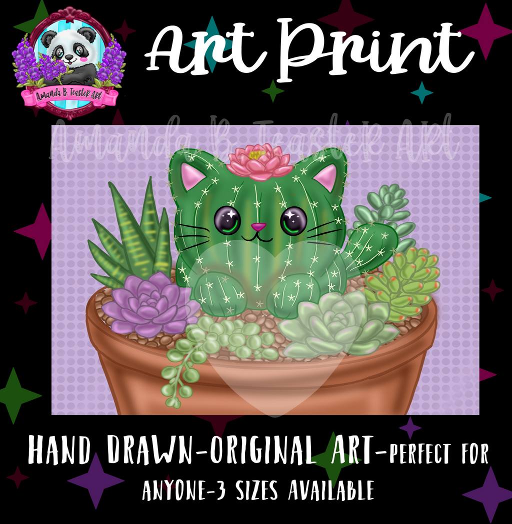 “Catcus” Print 🐱🌵🏜️