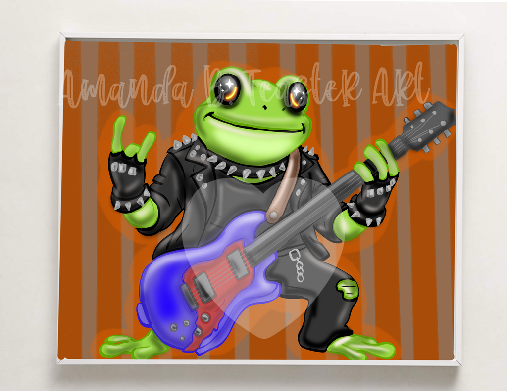 “So Metal” Print 🐸🖤