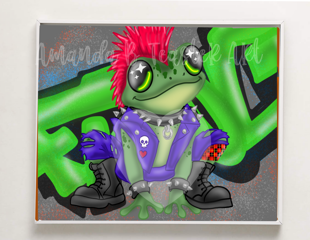 “Punk Life” Print 🐸❤️