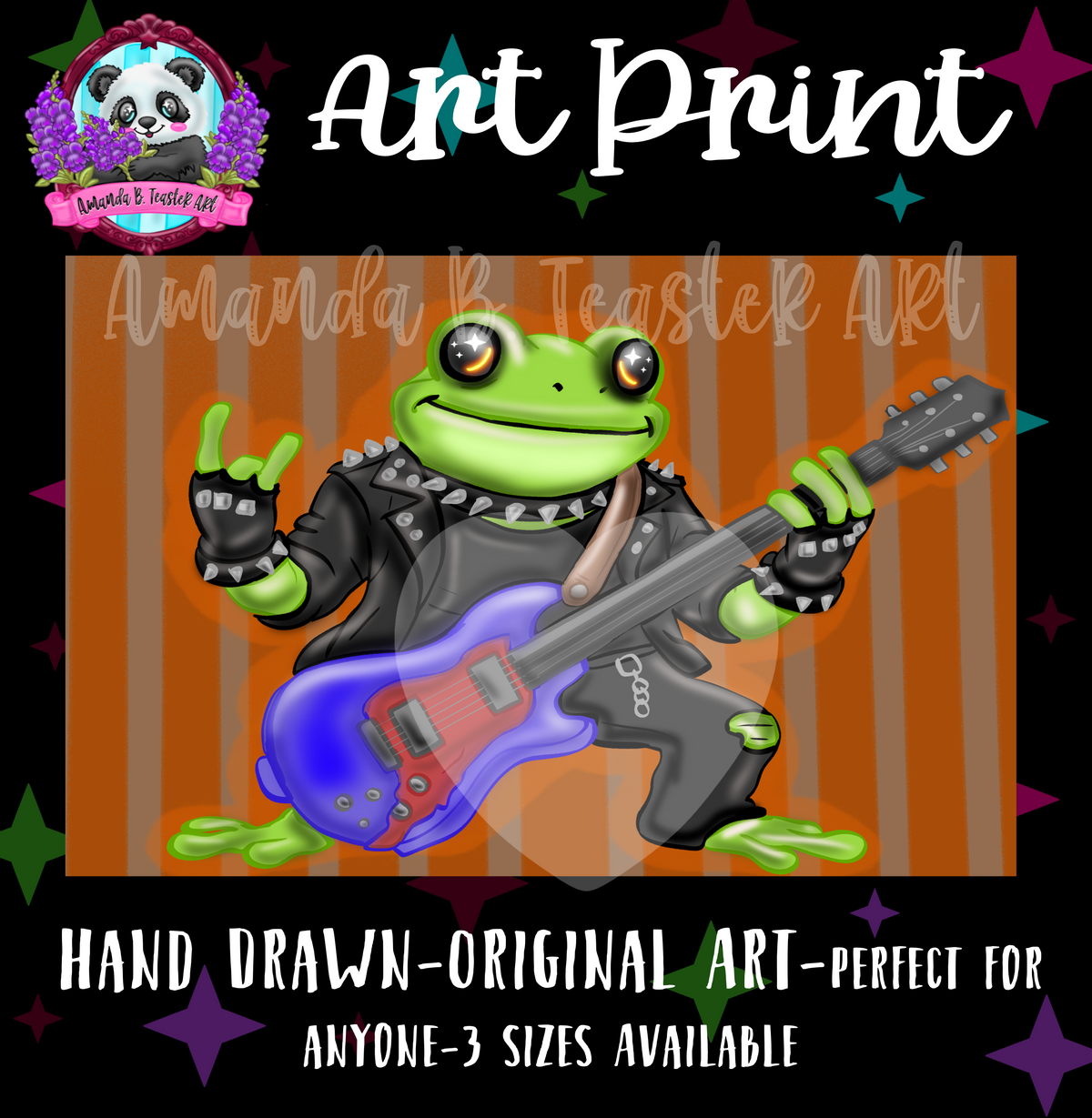 “So Metal” Print 🐸🖤