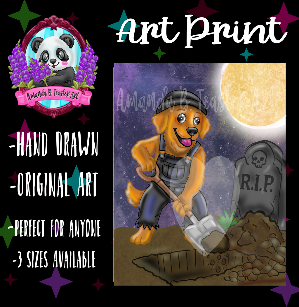“Gravedigger” Print 🪦🐕