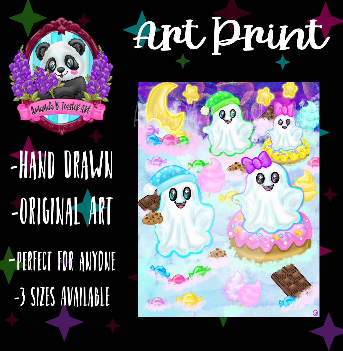 “Dream Ghosts” Print 💜 👻