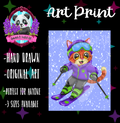 “Ski Vacay” Print 🐈⛷️
