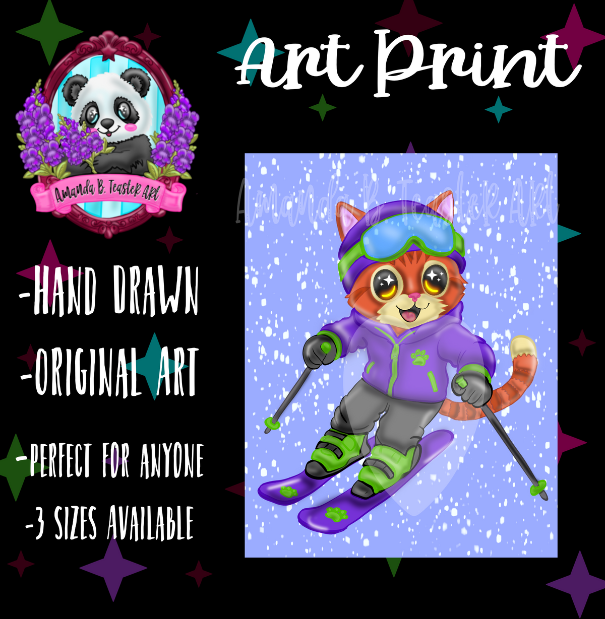 “Ski Vacay” Print 🐈⛷️