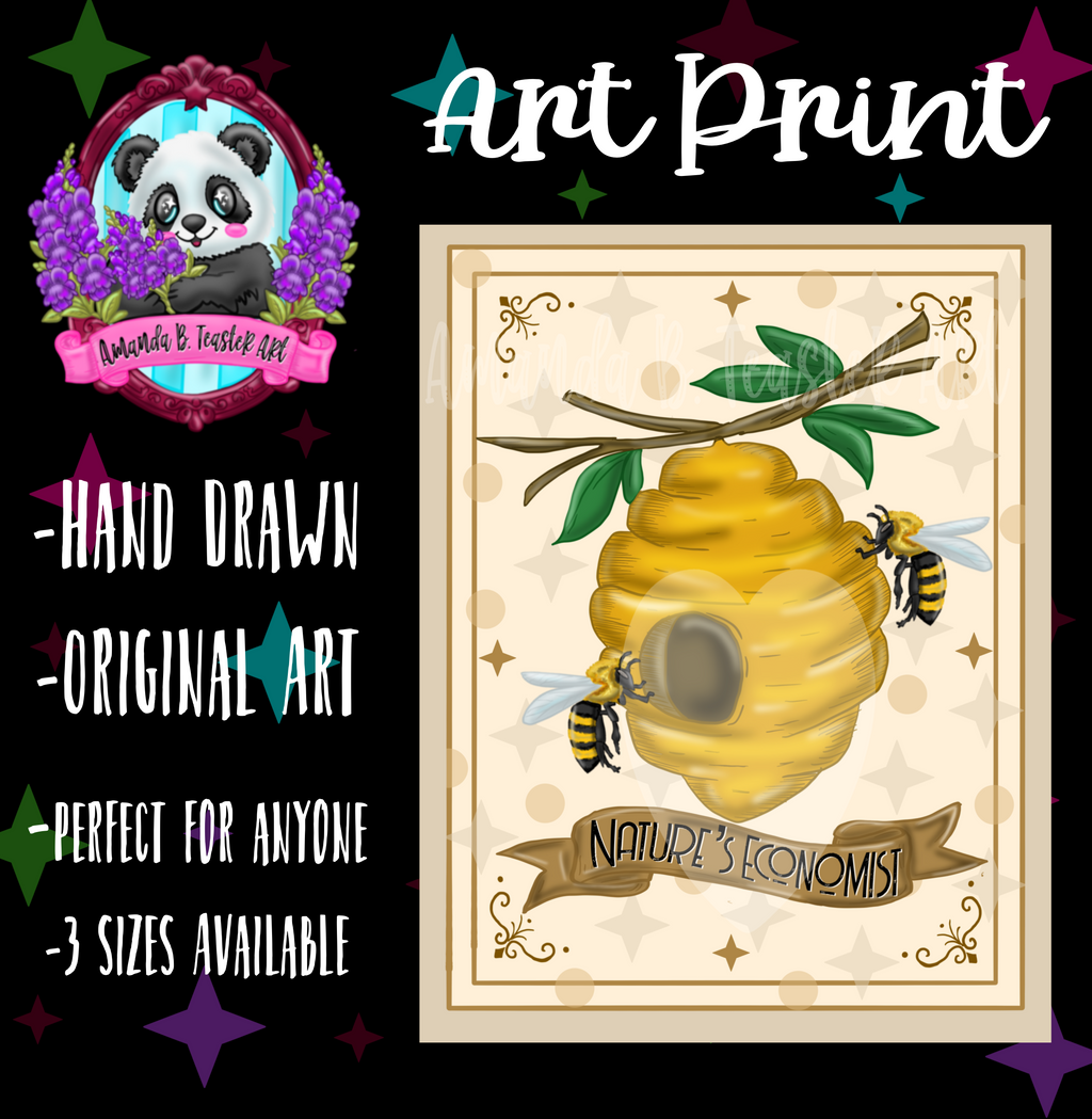 “Nature’s Economist” Print 🐝💛