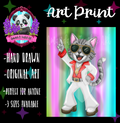 “Disco Cat” Print 🎶🐈‍⬛