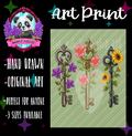 “Flowers are the Key” Print 🗝️🌷