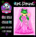 “Sparkle Frog” Print 🪩🐸