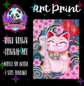 “Lucky Cat” Print 🐈‍⬛🍀