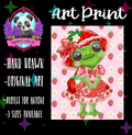 “Strawberry Frog” Print🐸🍓