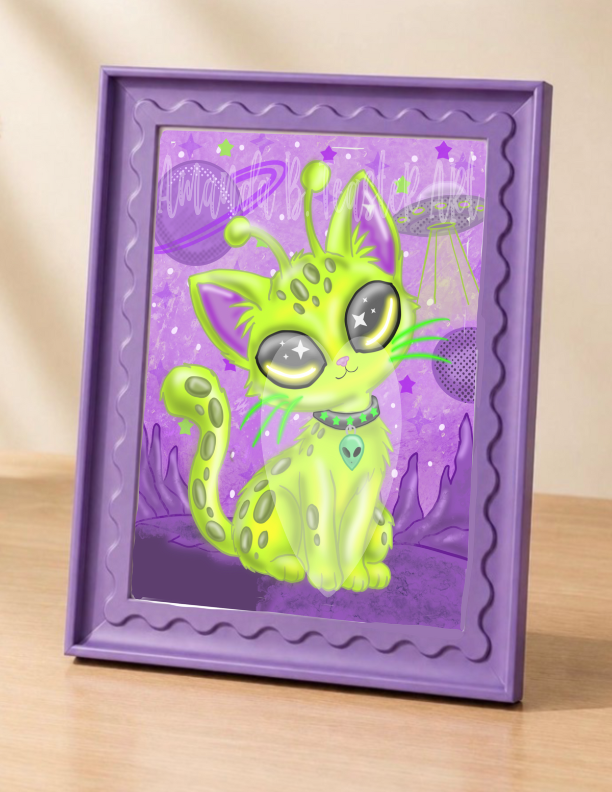 “Out of this World” Print 👽🐈‍⬛