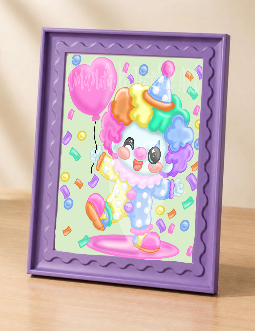 “Kawaii Clown” Print🩷🤡