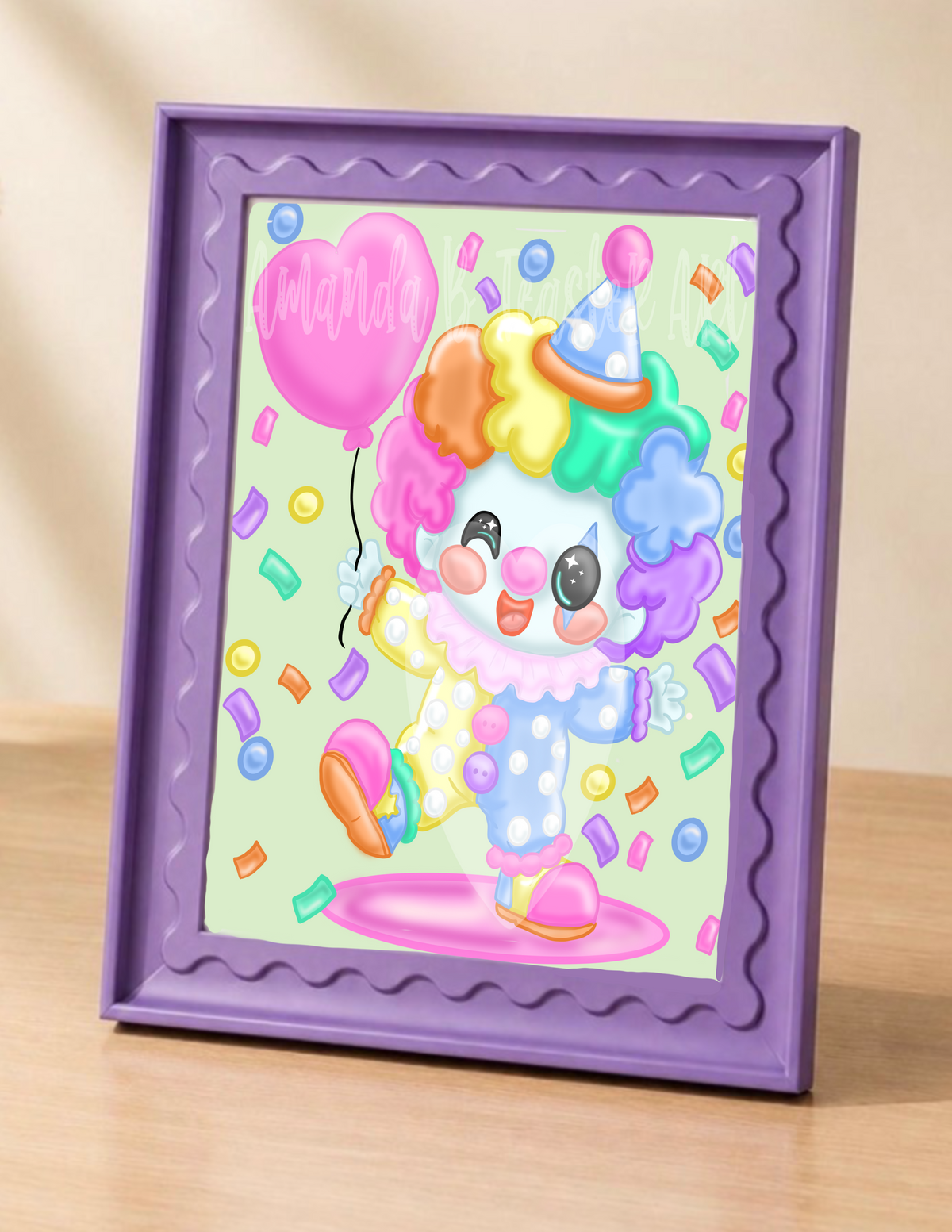 “Kawaii Clown” Print🩷🤡