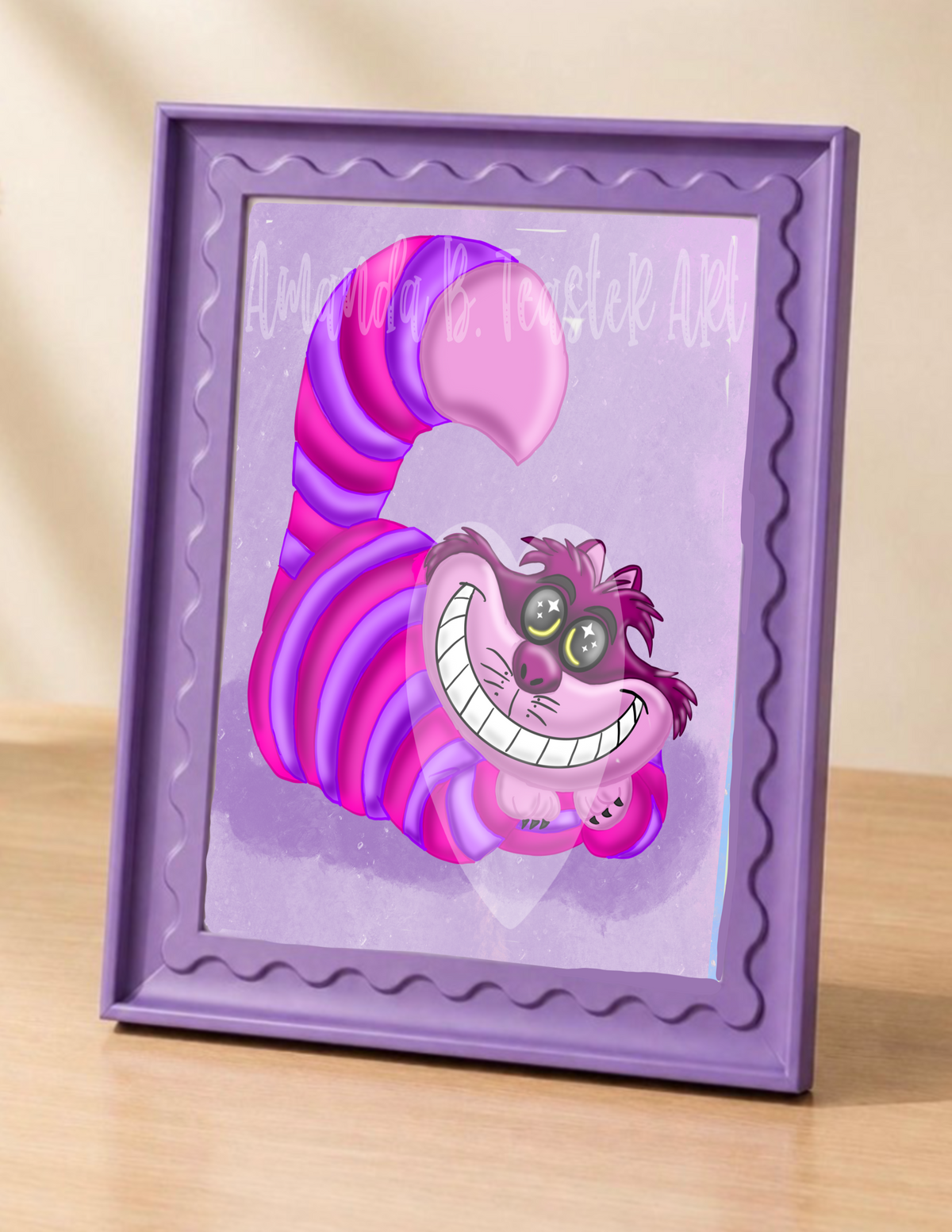 “Mystical Cat” Print 🩷💜🐈‍⬛