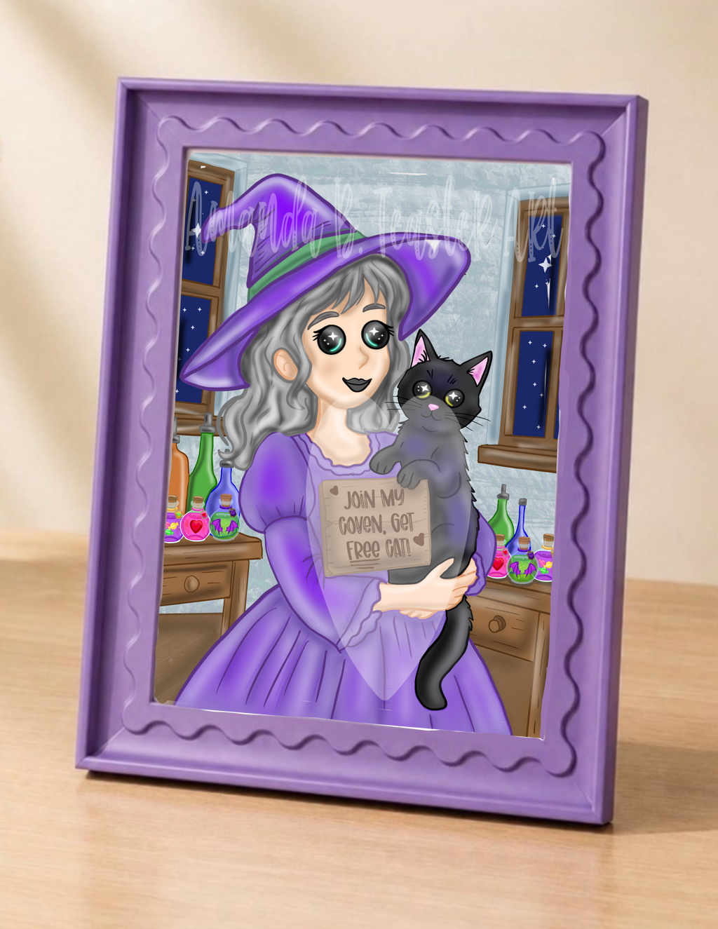 “Free Cat” Print 🧙🏻‍♀️💜