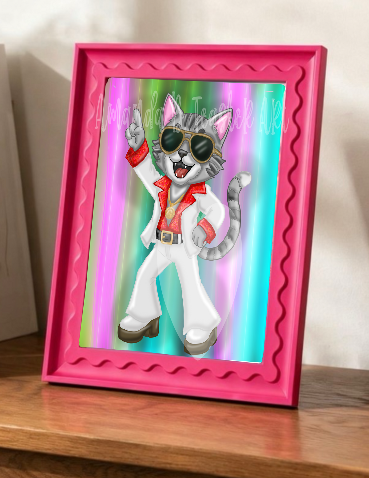 “Disco Cat” Print 🎶🐈‍⬛