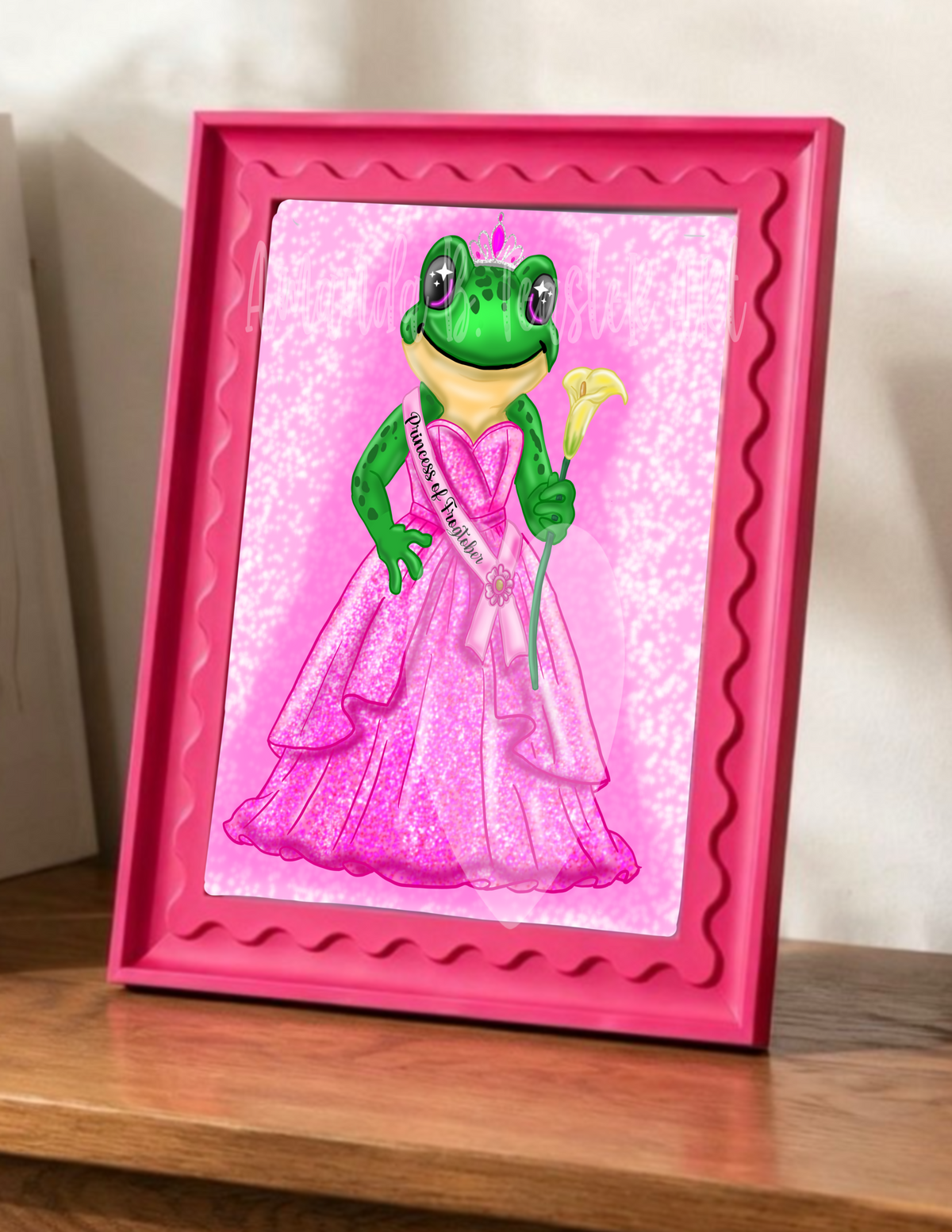 “Sparkle Frog” Print 🪩🐸