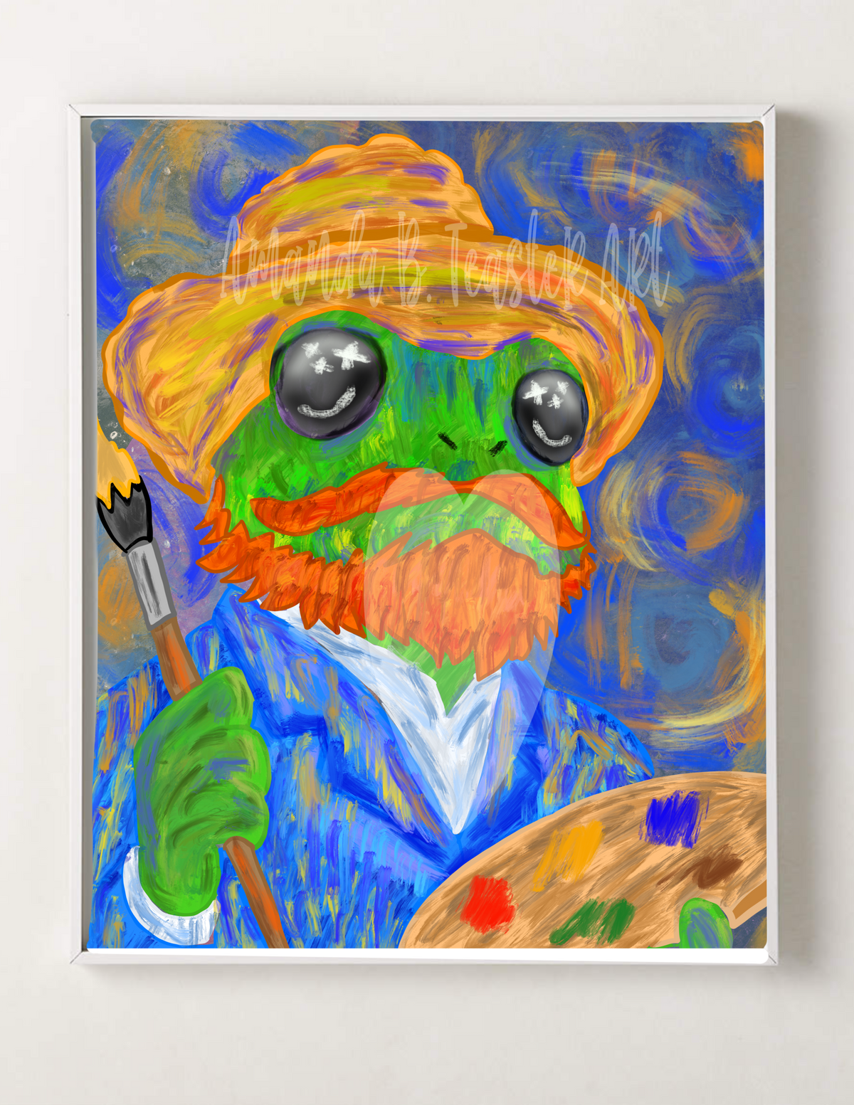 “Van Gogh Frog” Print 🐸 🎨