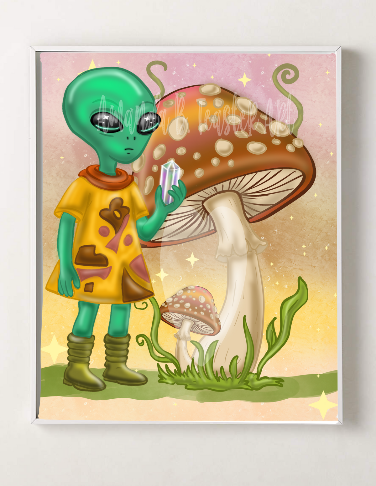 “Aliens and Odd” Print 🍄👽