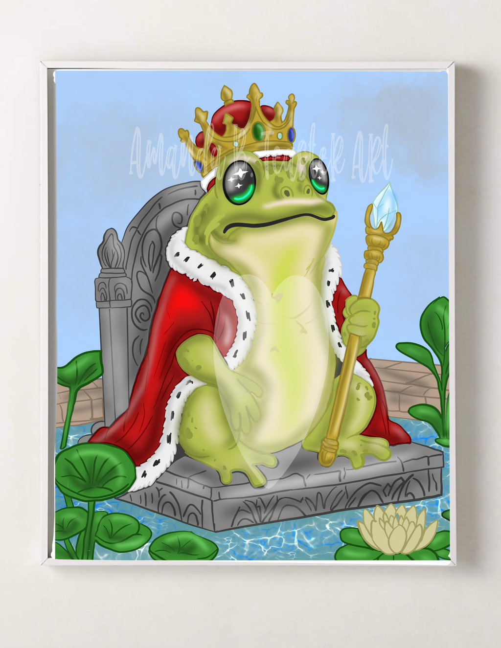 “Frog King” Print 🐸👑