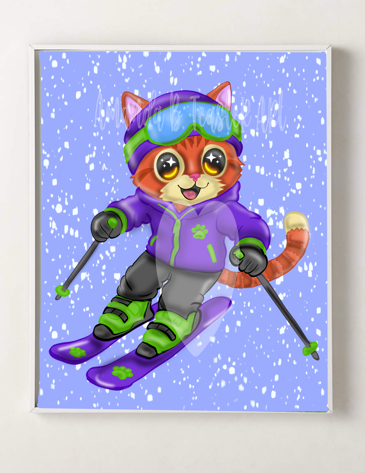“Ski Vacay” Print 🐈⛷️