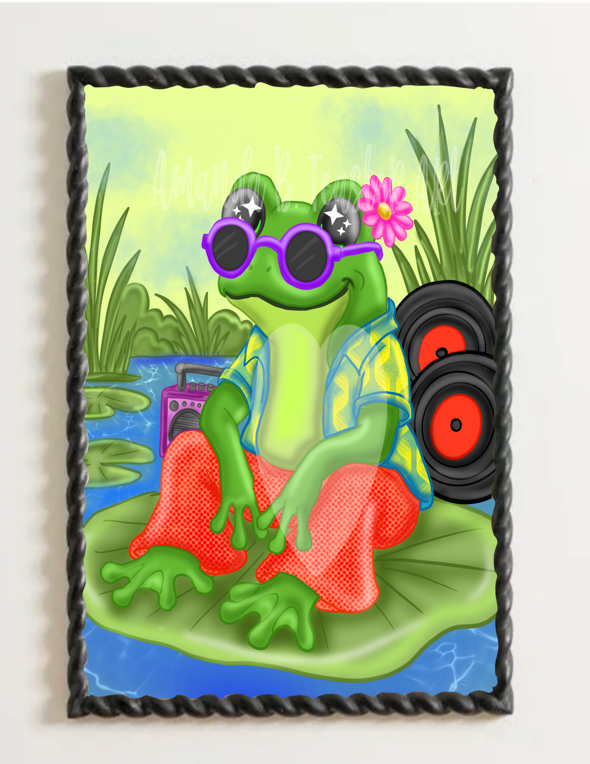 “Retro” Print 🐸💙