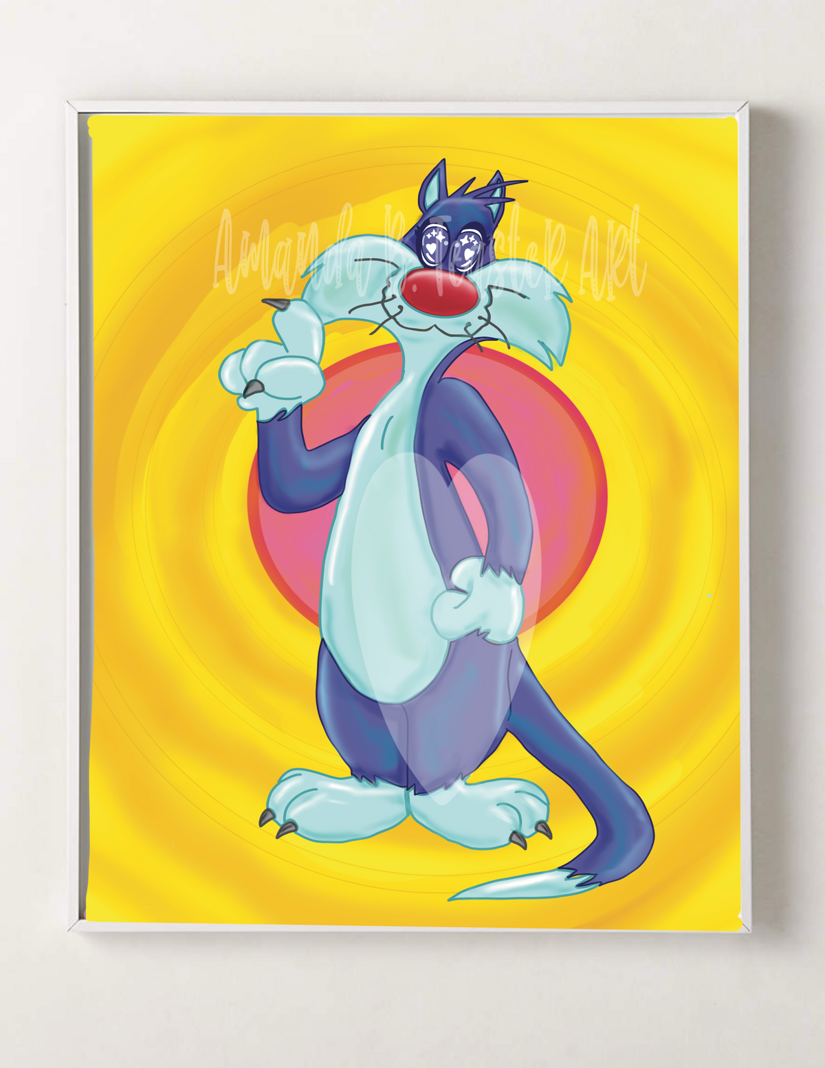 “Sylvester” Print  💛🖤🐈‍⬛