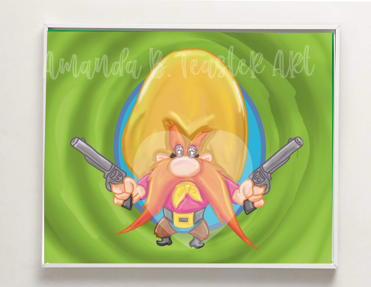 “Yosemite Sam ”Print  🤠💛