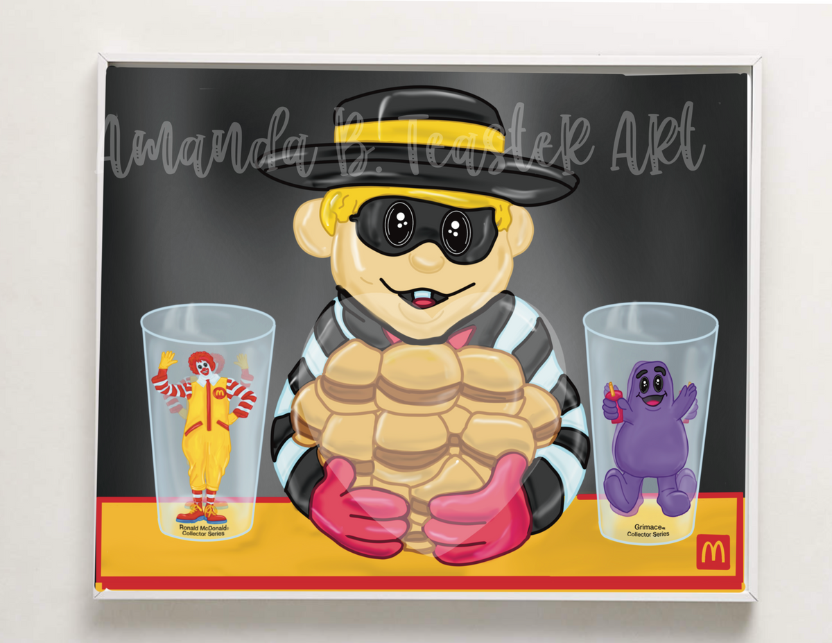 “Hamburglar ”Print  🍔❤️