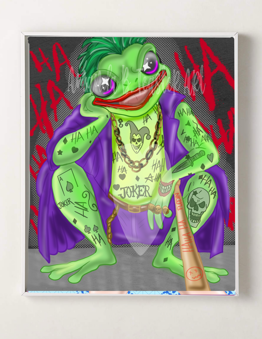 “Haha” Print 💚🐸