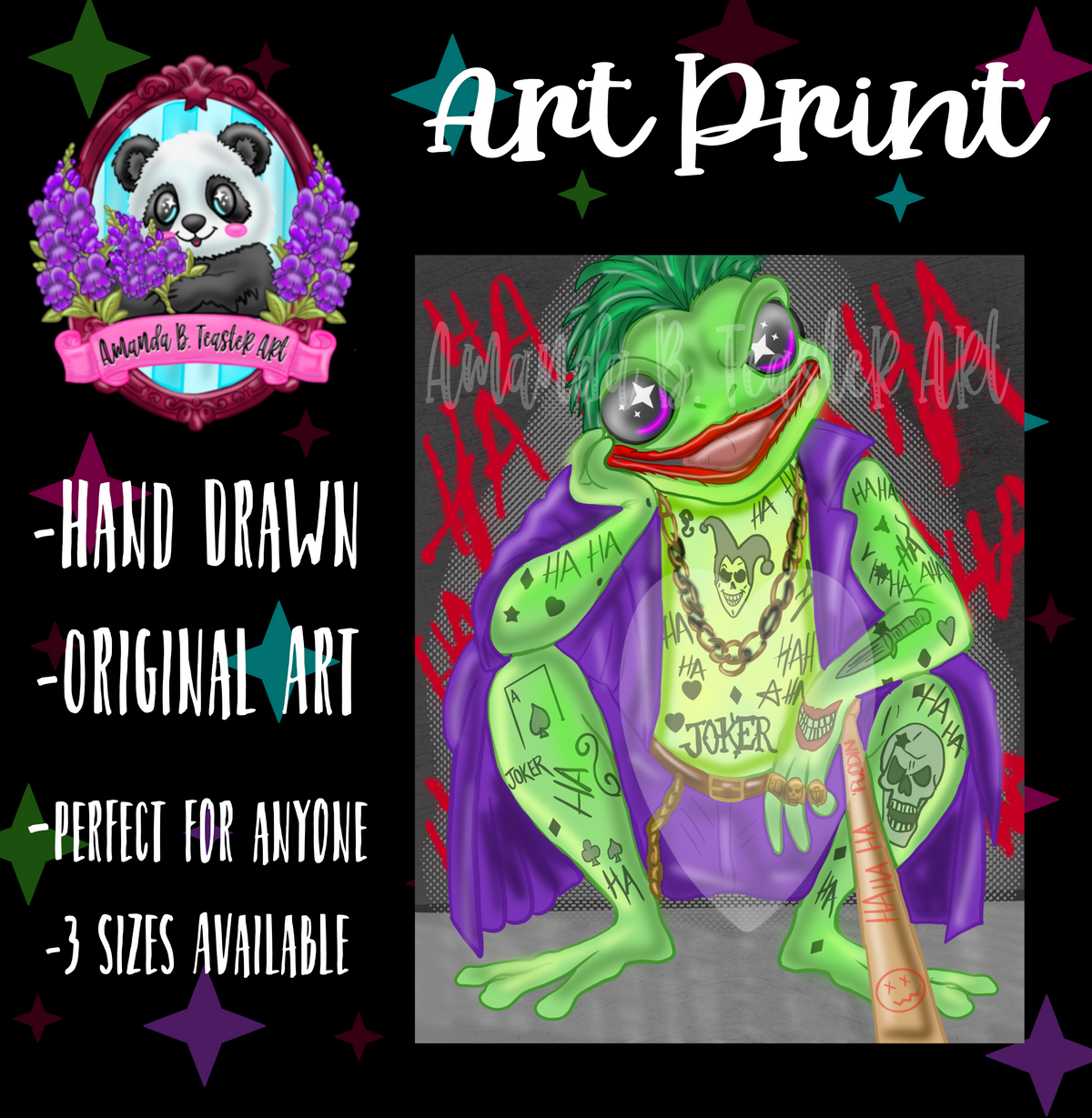 “Haha” Print 💚🐸